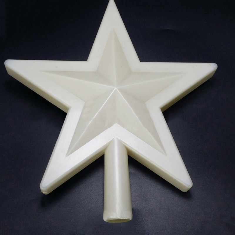 圣诞灯饰吹塑加工五角星塑料饰品吹塑加工厂家定制生产可开模